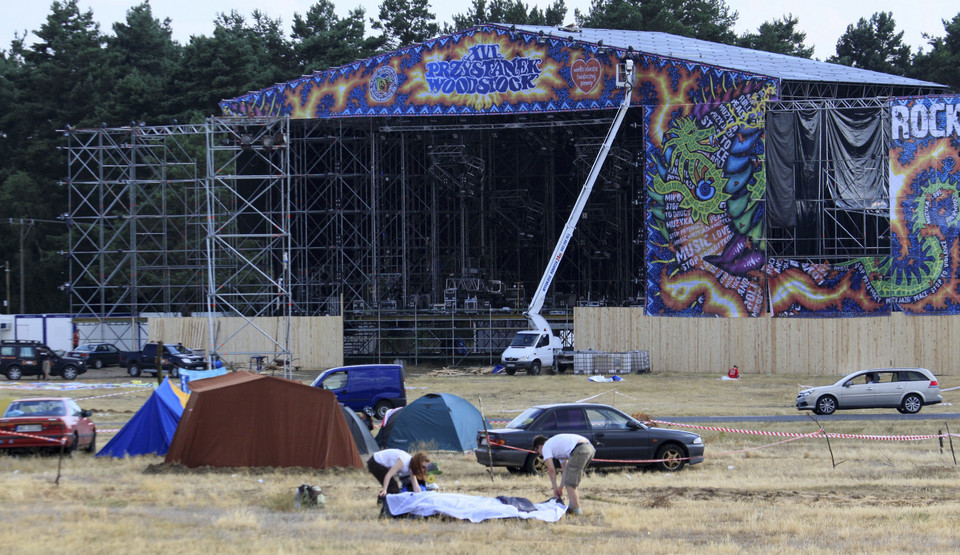 KOSTRZYN NAD ODRĄ WOODSTOCK PRZYGOTOWANIA