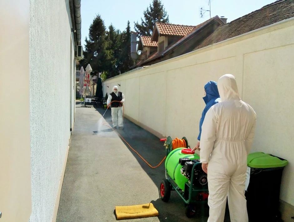 Dezinfekcija domova za stare u Zemunu