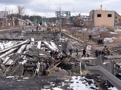 Niedaleko był most. Fotoreportaż z ukraińskiego Irpienia