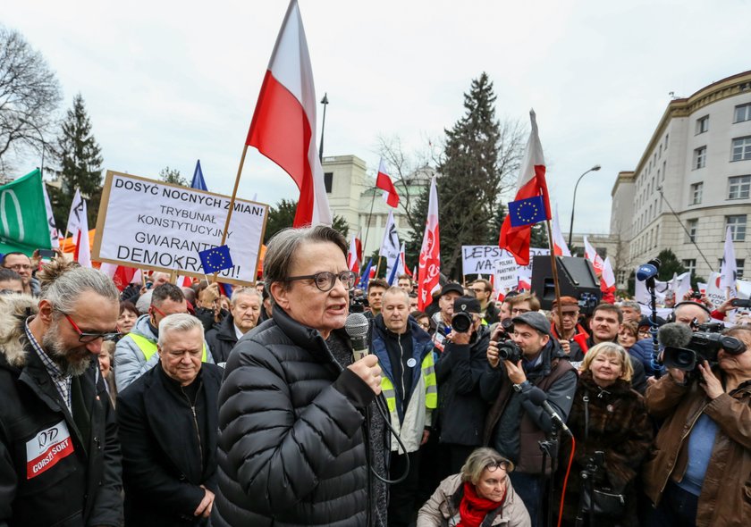 Krystyna Pawłowicz skrytykowała Agnieszkę Holland