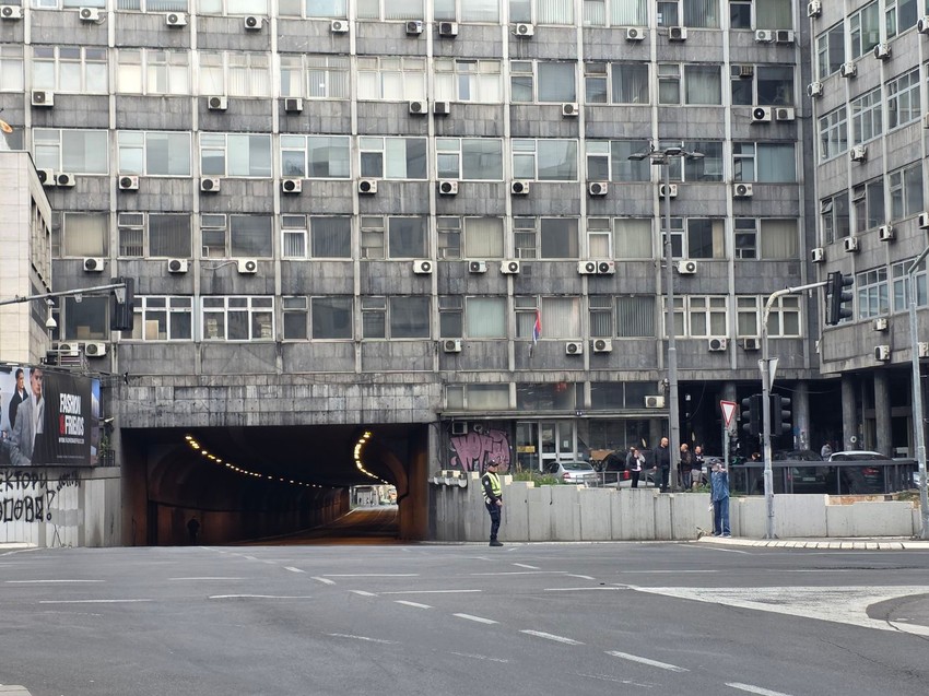 Terazijski tunel zatvoren za saobraćaj