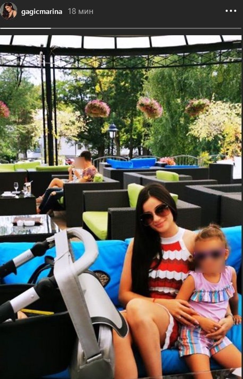 Marina Gagić sa Lorenom