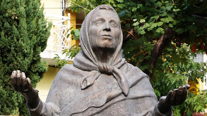 Slepá veštkyňa z Bulharska Baba Vanga. 