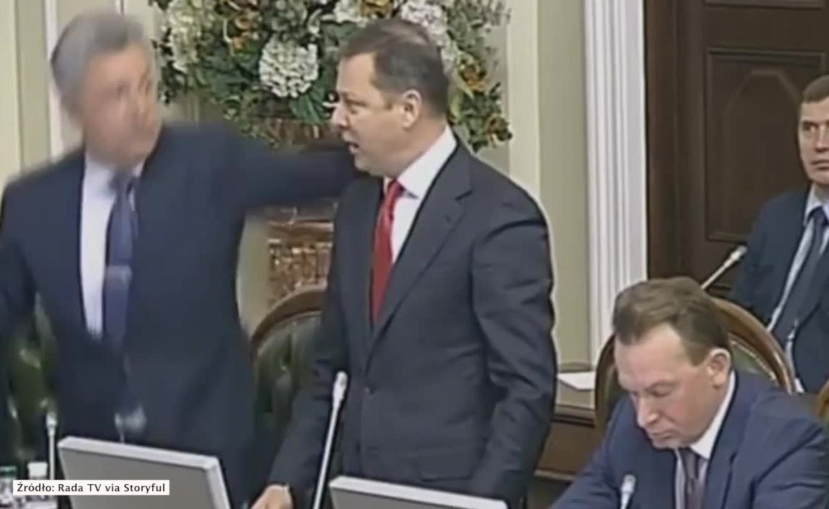 Bójka w ukraińskim parlamencie