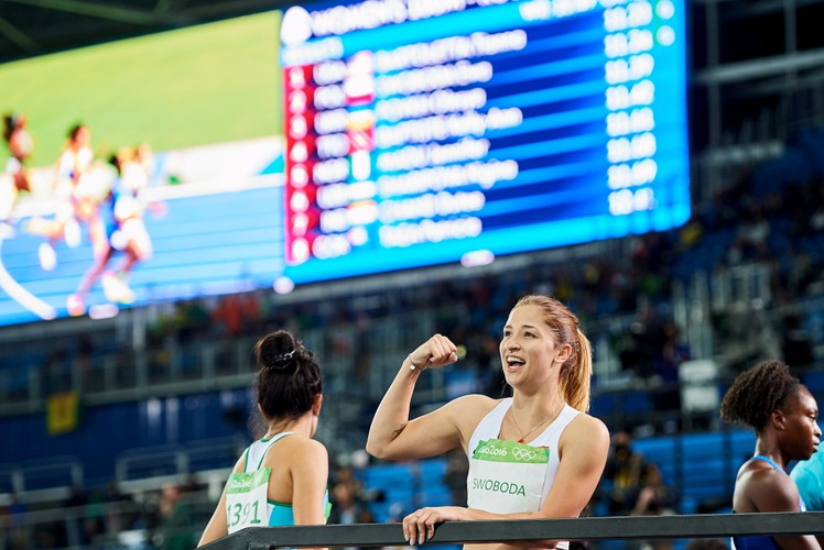 Ewa Swoboda w eliminacjach zaprezentowała dobrą formę i... swoje tatuaże