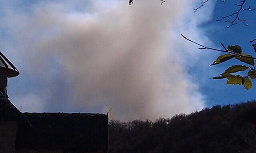 Fotografija požara na Povlenu koju je na "Fejsbuku" objavio Mihajlović