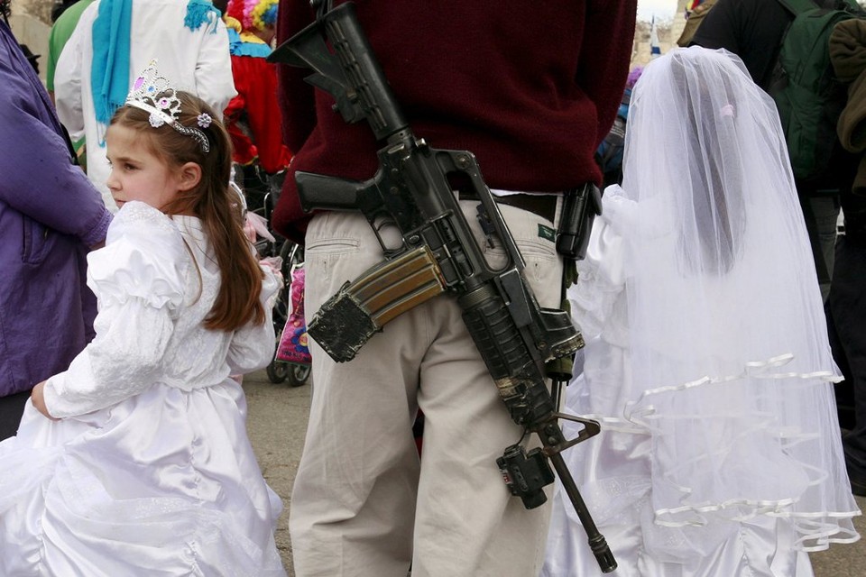 ISRAEL SETTLERS PURIM