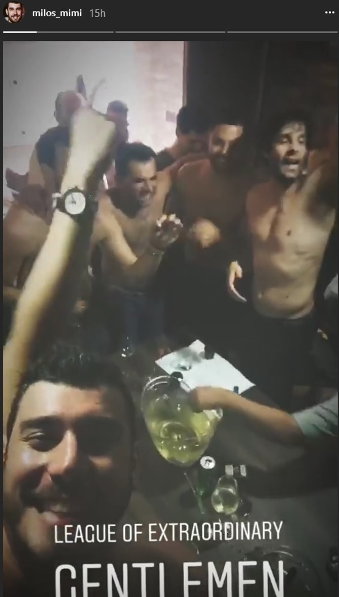 Teodosić je bio posebno veseo!