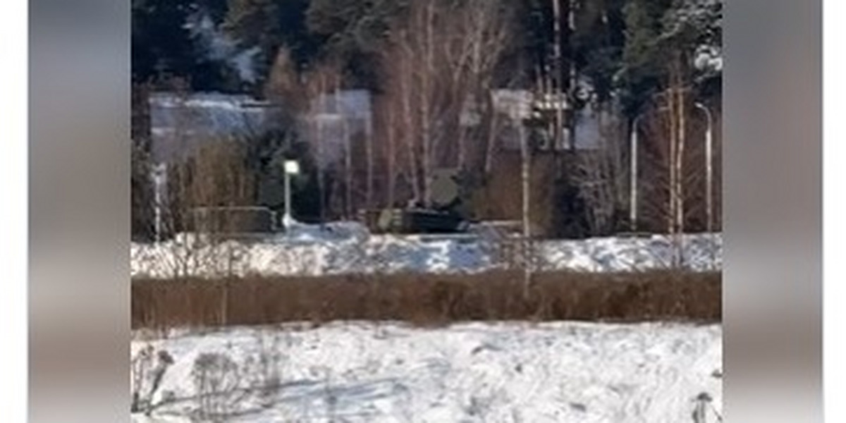 Zestaw przeciwlotniczy w pobliżu rezydencji Putina. 