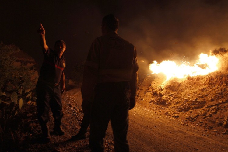 Wielkie pożary w Hiszpanii