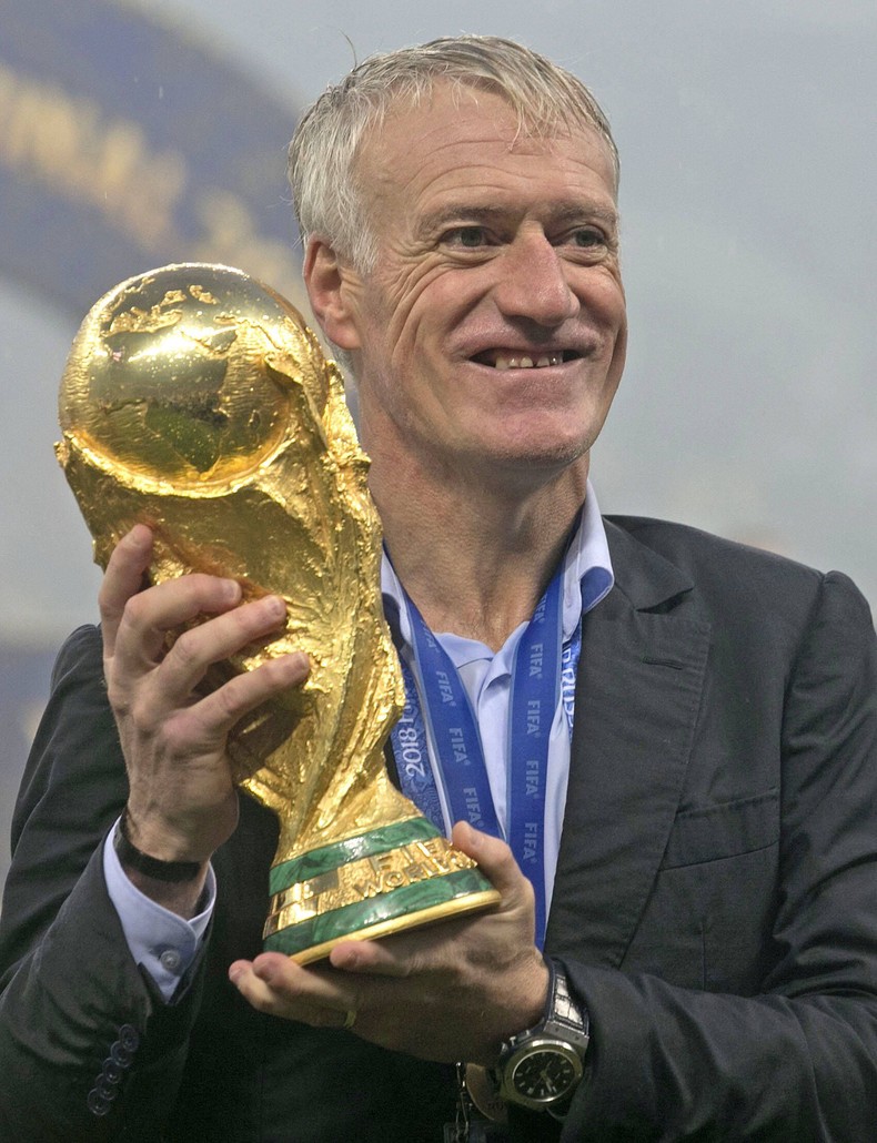 Deschamps avec la Coupe du monde 2018