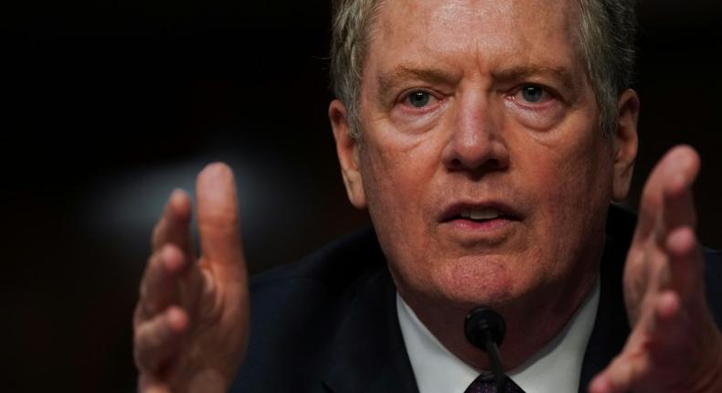 US Trade Representative Robert Lighthizer, pictured at the US Senate in June 2020, said the US must be allowed to defend itself against unfair trade practices