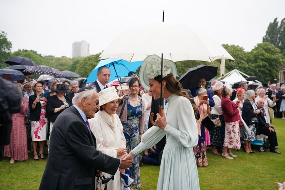 Kate Middleton na przyjęciu w Pałacu Buckingham