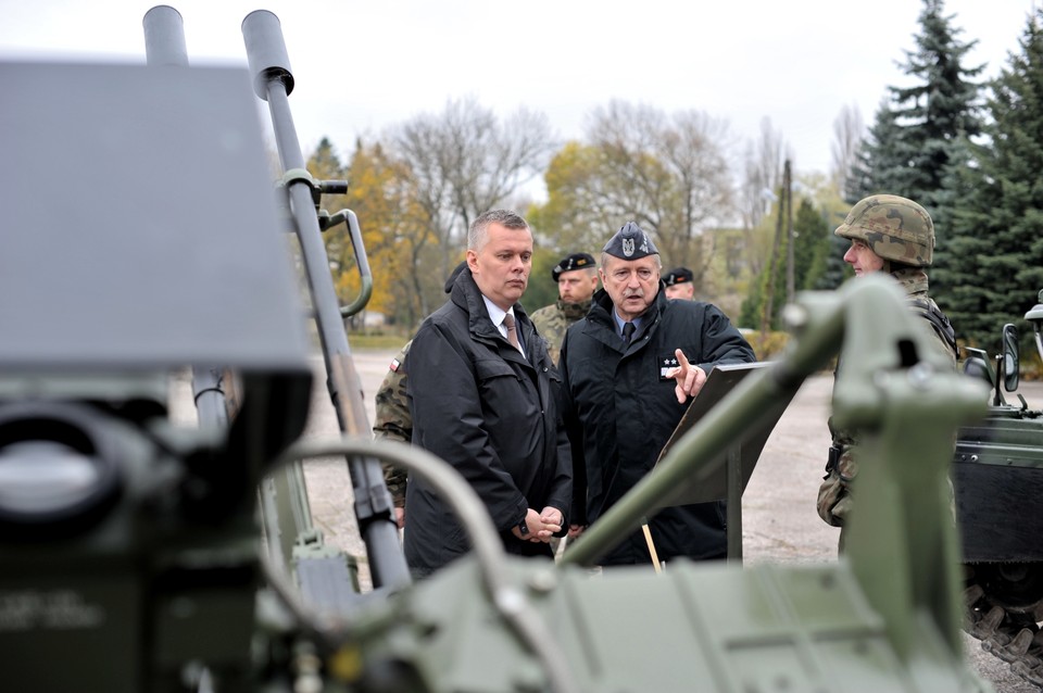 SIEDLCE MON TOMASZ SIEMONIAK SPOTKANIE Z ŻOŁNIERZAMI (Tomasz Siemoniak, Lech Majewski)