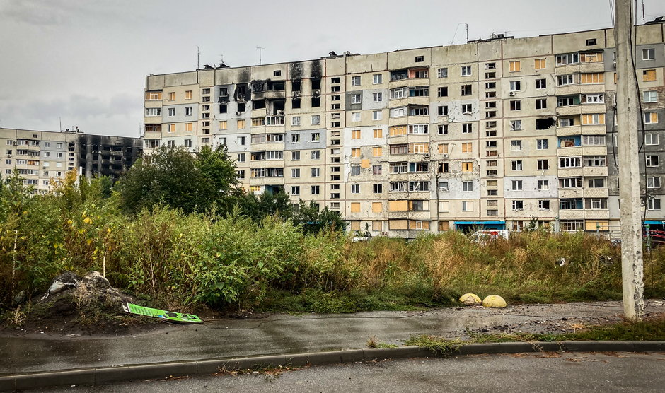 Saltiwka, zniszczona dzielnica Charkowa