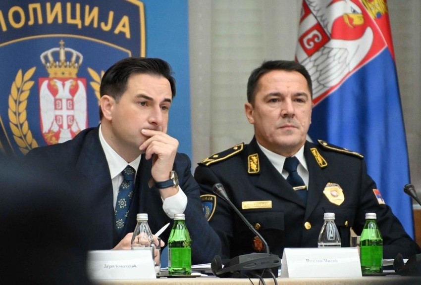Veselin Milić i Bogoljub Živković, pomoćnik direktora policije