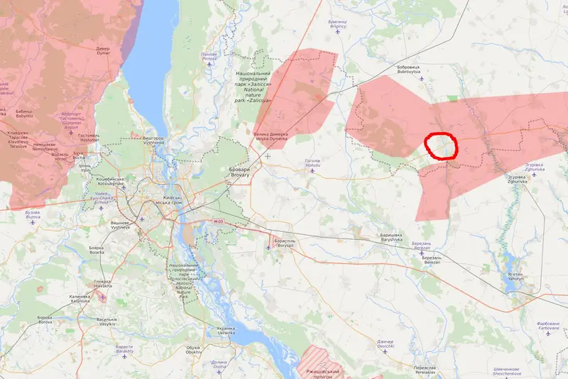 Wieś Nowa Basan położona jest 70 km na wschód od Kijowa