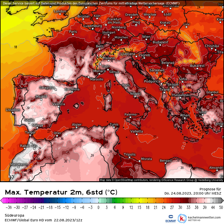 Nadchodzące dni w południowej Europie będą jeszcze gorące i słoneczne