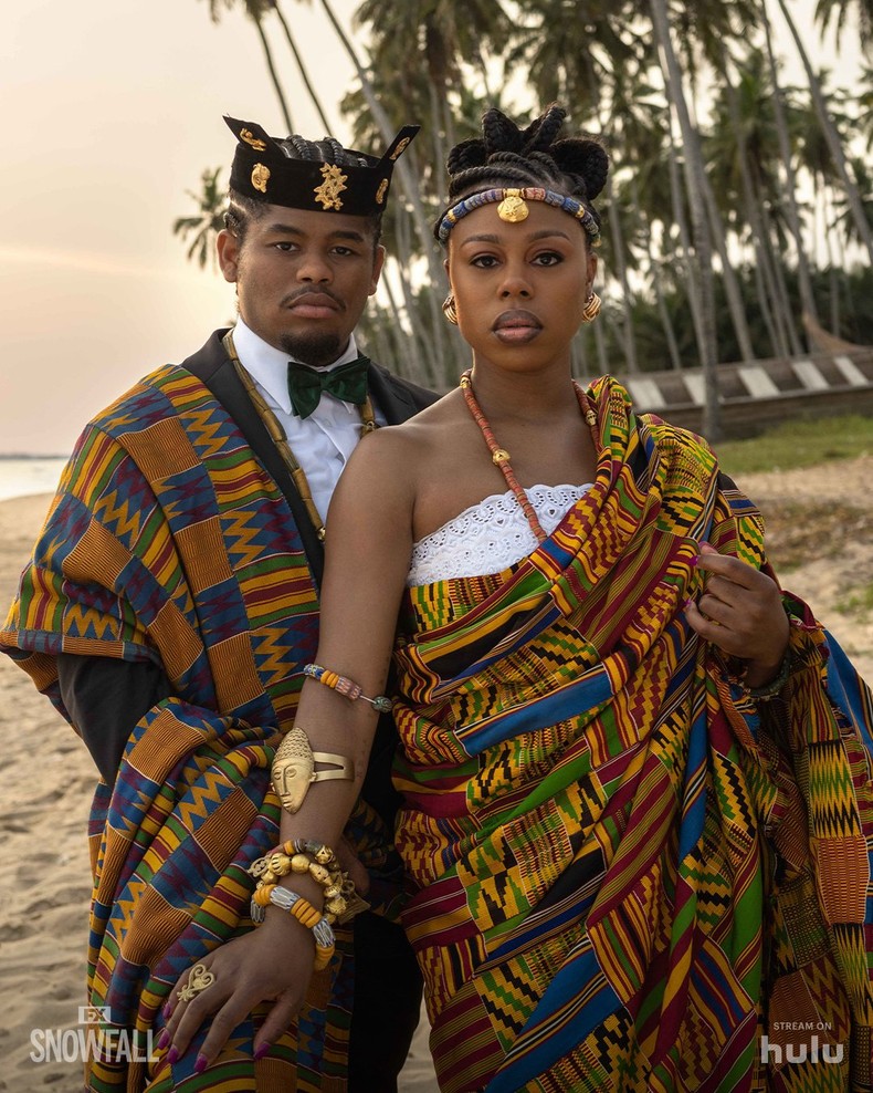 Avalanche stars have taken Ghanaian Kente to the next level 