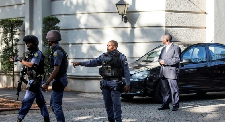 In February, South African police raided properties belonging to the Gupta family in Johannesburg as part of a graft probe
