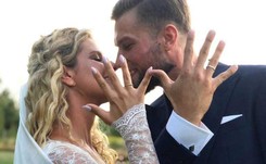 Zofia Zborowska i Andrzej Wrona wzięli ślub. Na weselu pojawiło się wielu sławnych gości [FOTO]