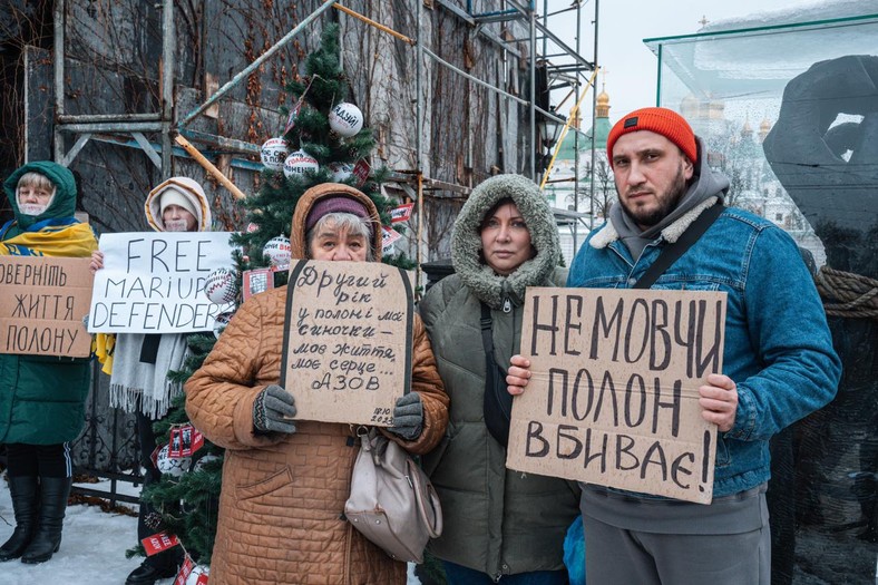 Rodziny żołnierzy z Azowstalu