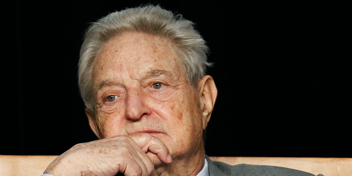 George Soros at the Avoided Deforestation Partners' organization conference on the sidelines of UN climate talks in Cancun, Mexico, on December 8, 2010.