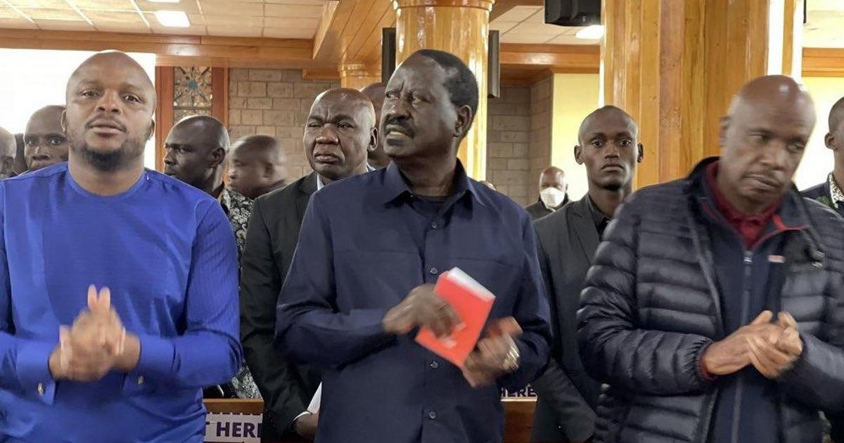 Raila's 1st public address as Kenyans await 2022 presidential election result [Video]