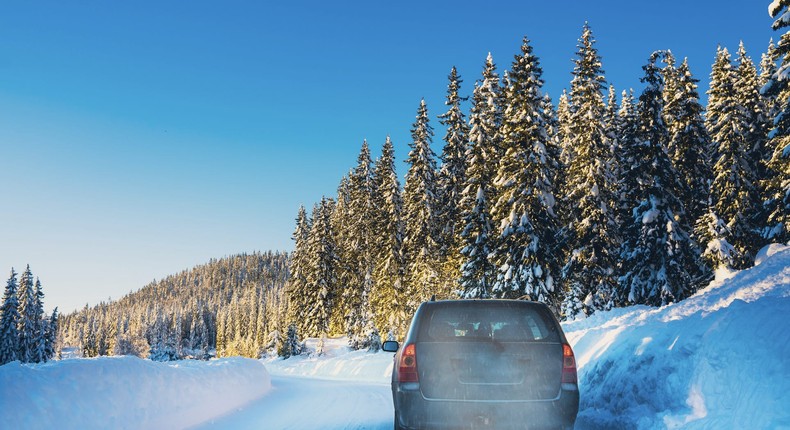 When warming up your car in the winter, experts said to consider the environment and maintaining the engine.Henrik A. Jonsson/Shutterstock