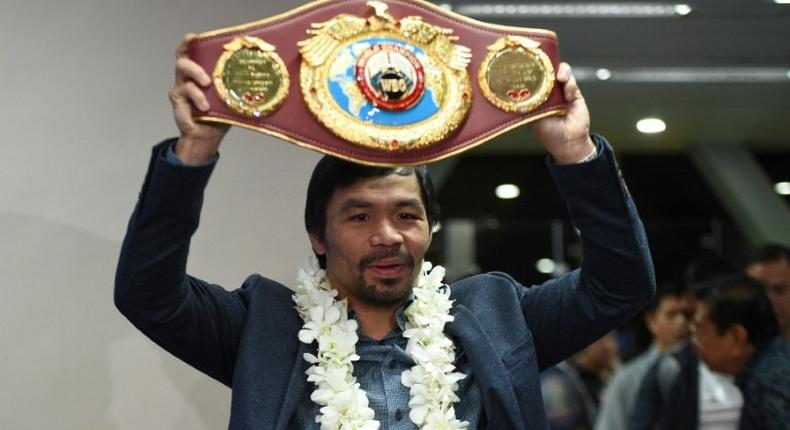 The Filipino boxing icon is eager to avenge his 2015 loss to Mayweather