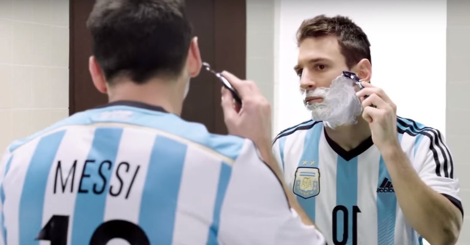 Messi w reklamie Gilette