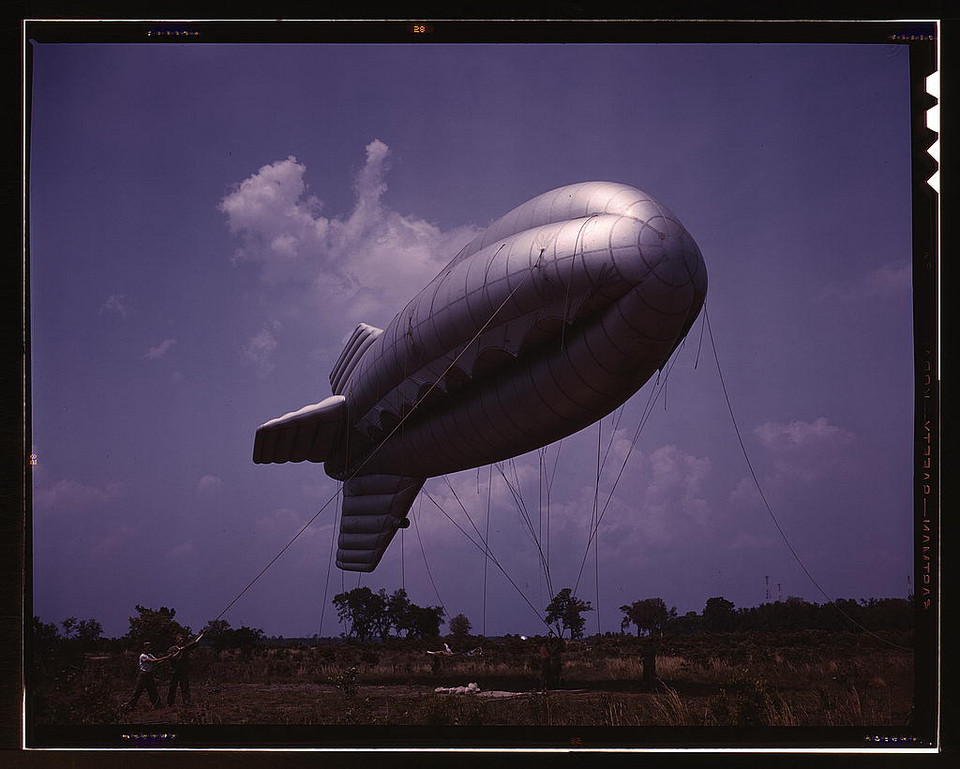 Balon zaporowy na Parris Island, 1942 rok