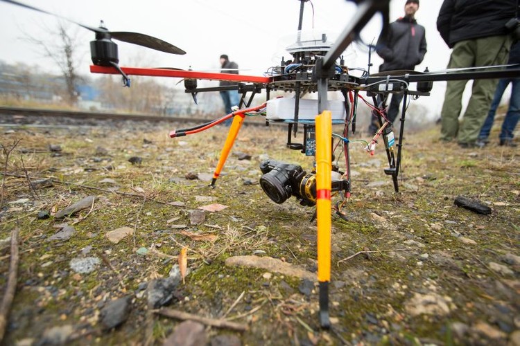 Drony w PKP Cargo. Fot. materiały PKP Cargo