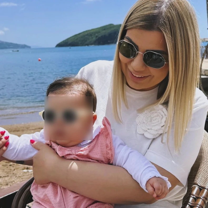 Krstinja sa ćerkom Dunjom