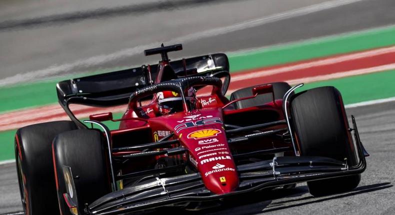 Charles Leclerc (Ferrari) lors des qualifications du Grand Prix d'Espagne à Barcelone. (F1 Grand Prix of Spain/ANP Sport / ANP)