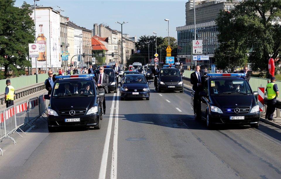 KRAKÓW ŚDM 2016 PAPIEŻ FRANCISZEK (samochód z papieżem)