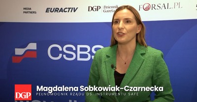 Magdalena Sobkowiak-Czarnecka, pełnomocnik Rządu ds. Instrumentu SAFE: Polskie bezpieczeństwo i ogromna szansa dla zbrojeniówki