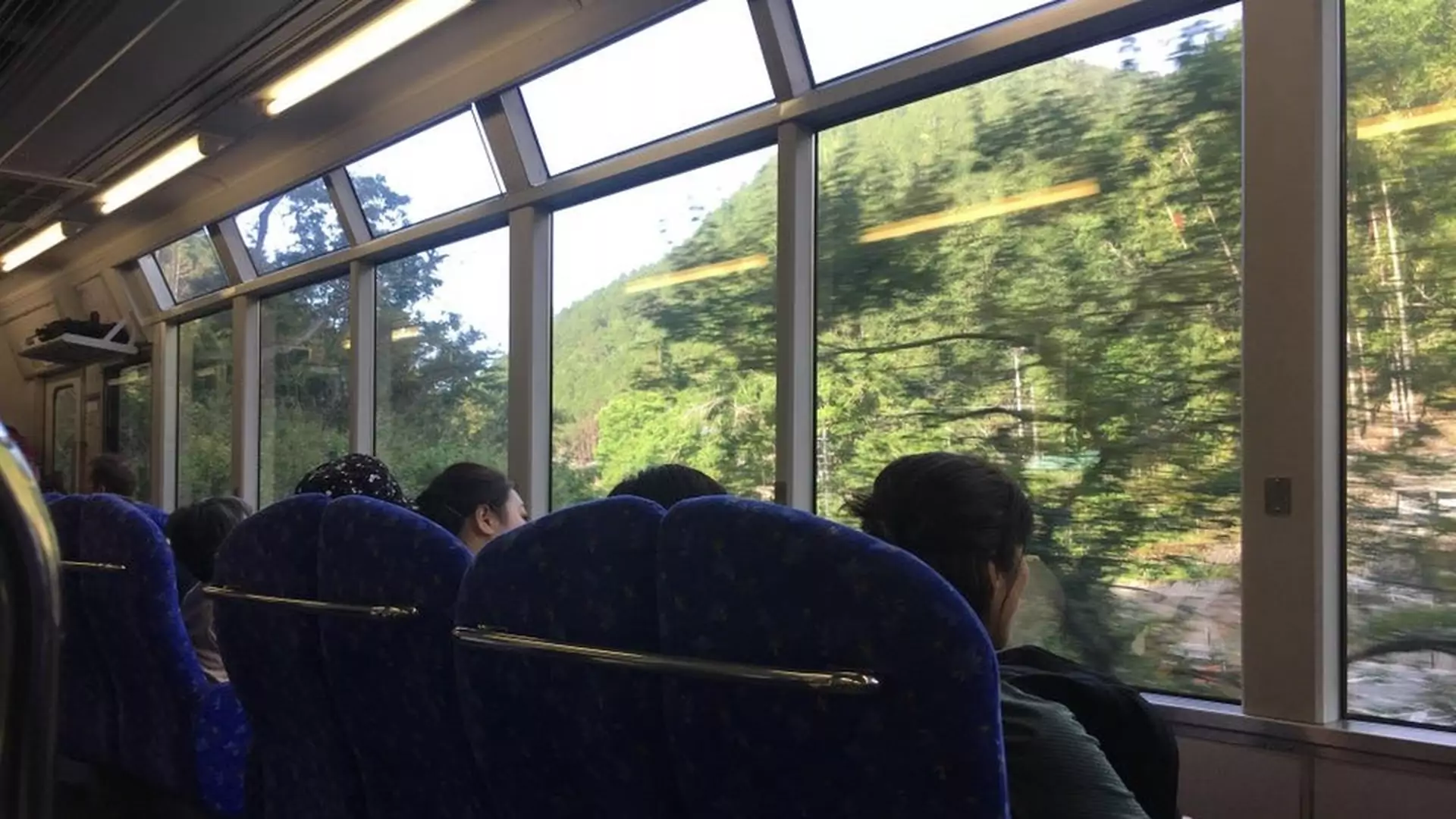 Pociąg z siedzeniami zwróconymi w stronę okien stał się viralem. Wiemy, gdzie jeździ