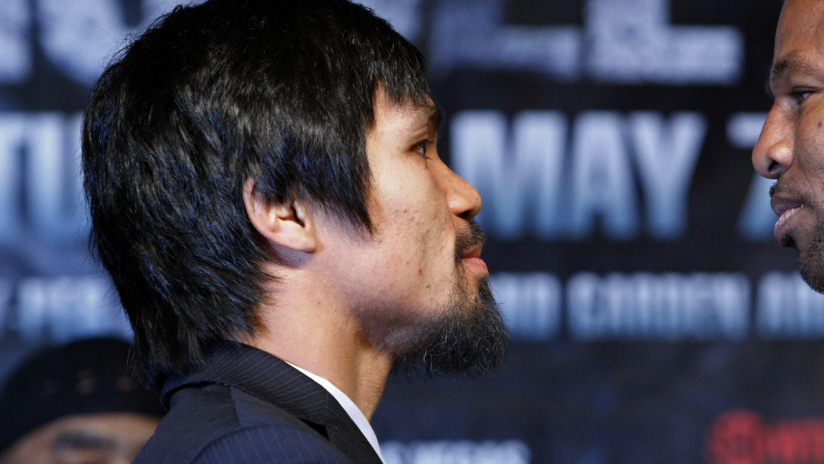 Manny Pacquiao, który jest uważany za najlepszego boksera na świecie bez podziału na kategorie wagowe, zmierzy się w sobotę z Shane'em Mosley'em w obronie pasa mistrza świata federacji WBO w kategorii półśredniej. Filipińczyk wyjdzie na ring niczym Dariusz Michalczewski - czytamy w "Sporcie".