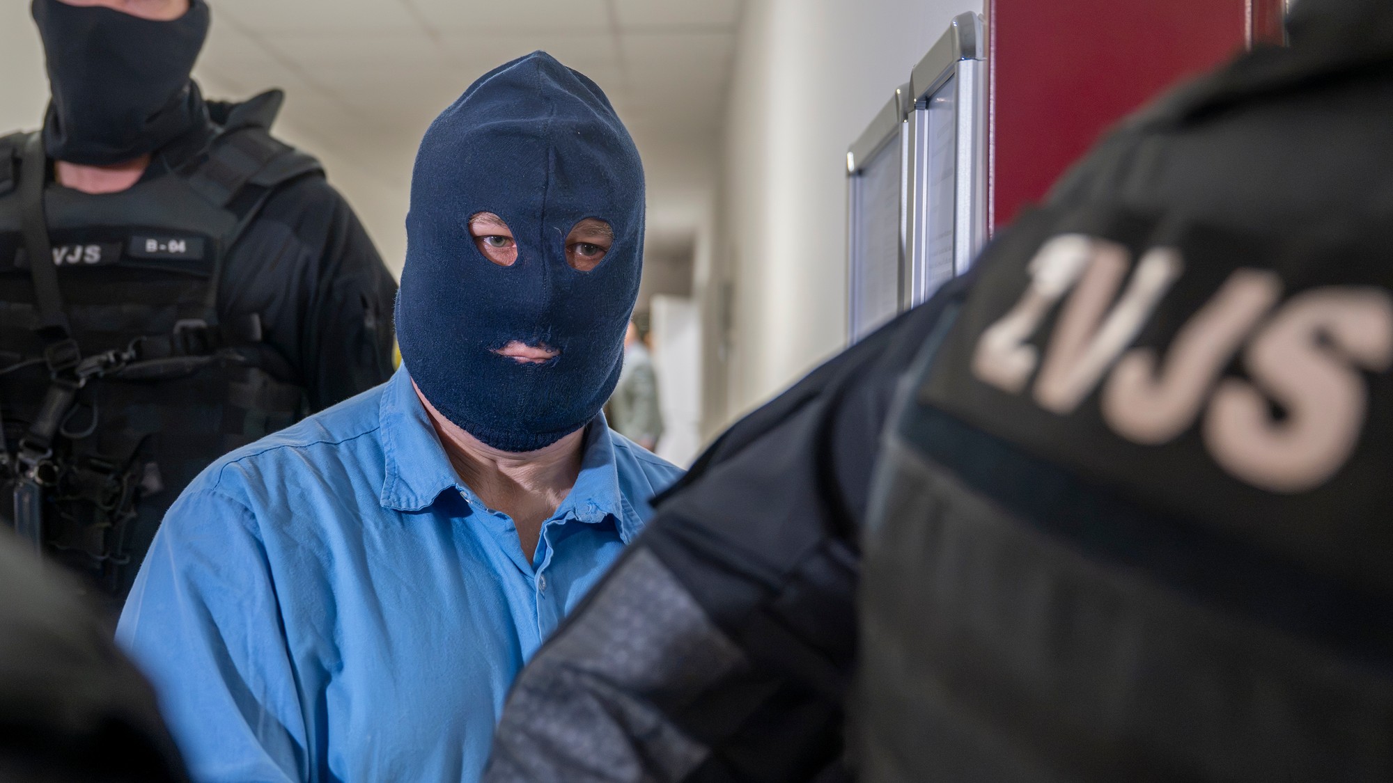 Zoltán Andruskó prichádza na súdne pojednávanie v kauze objednávky vraždy novinára Jána Kuciaka, ako aj v prípade prípravy vrážd prokurátorov. 
