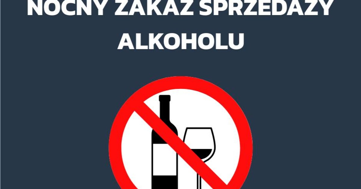 Od 9 października zakaz nocnej sprzedaży alkoholu w całym mieście