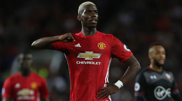 Paul Pogba a Juven­tustól érkezett a Manchester Unitedhoz, a francia a világ legdrágább labdarúgója / Fotó: AFP