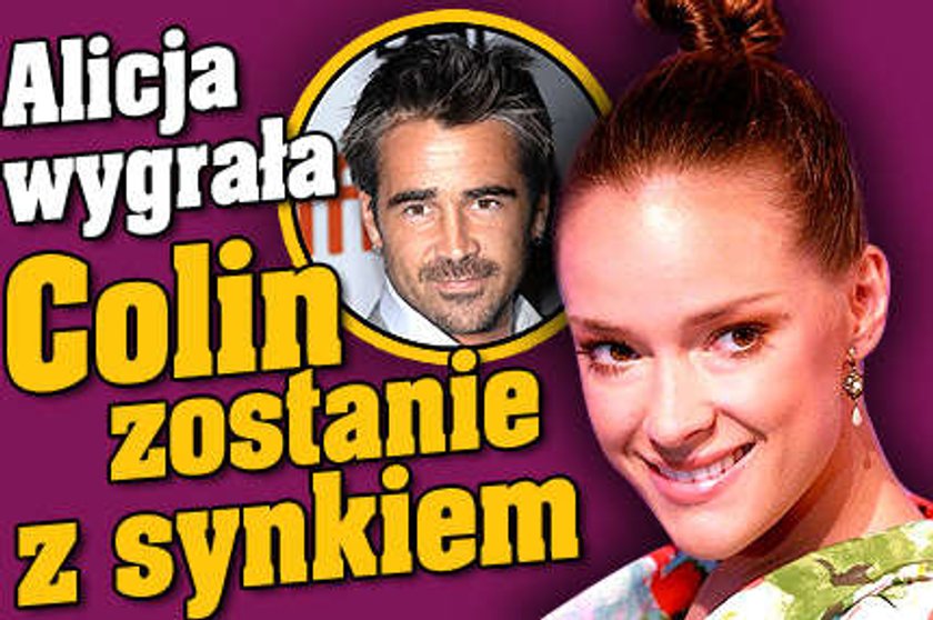 Alicja wygrała! Colin zostanie z synkiem