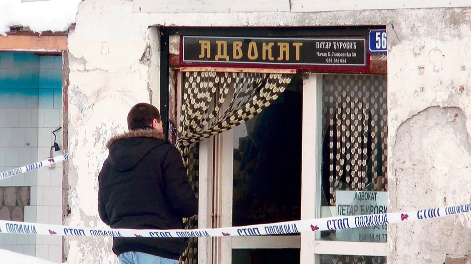 Mesto gde je upucan advokat