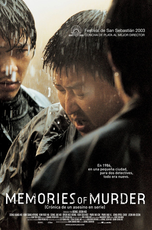 Plakat filmu "Zagadka zbrodni" w reżyserii Bonga Joon-ho