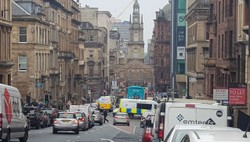 Atak nożownika w Glasgow. Napastnik jedyną ofiarą