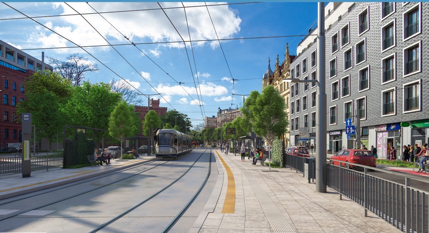 Na ul. Drobnera powstanie nowy węzeł przesiadkowy