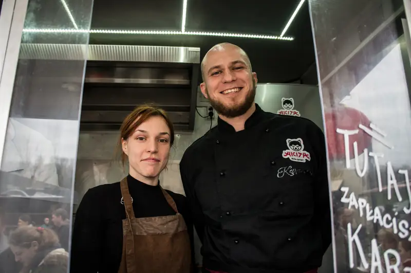 Justyna i Karol, właściciele Akita Ramen