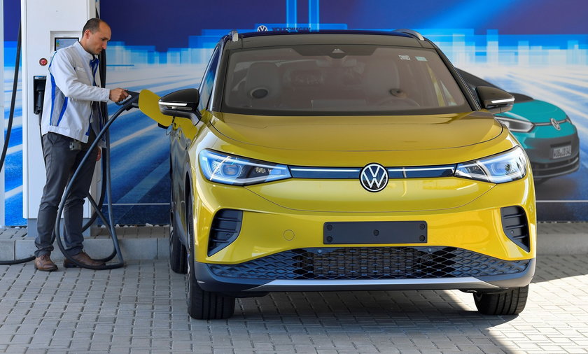 Ładowanie samochodów elektrycznych Volkswagena