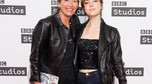 Emma Thompson i Gaia Wise w BBC Broadcasting House